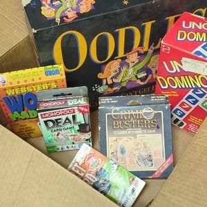 Board Game Collection with Colorful Designs